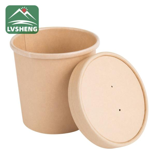 FoodService kağız qabları və kağız qapaqları üçün təkrar emal olunan lif əsaslı material