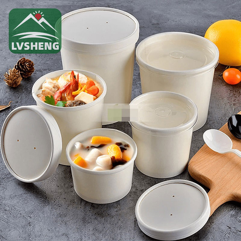 Kağız qablaşdırma salatı qabları