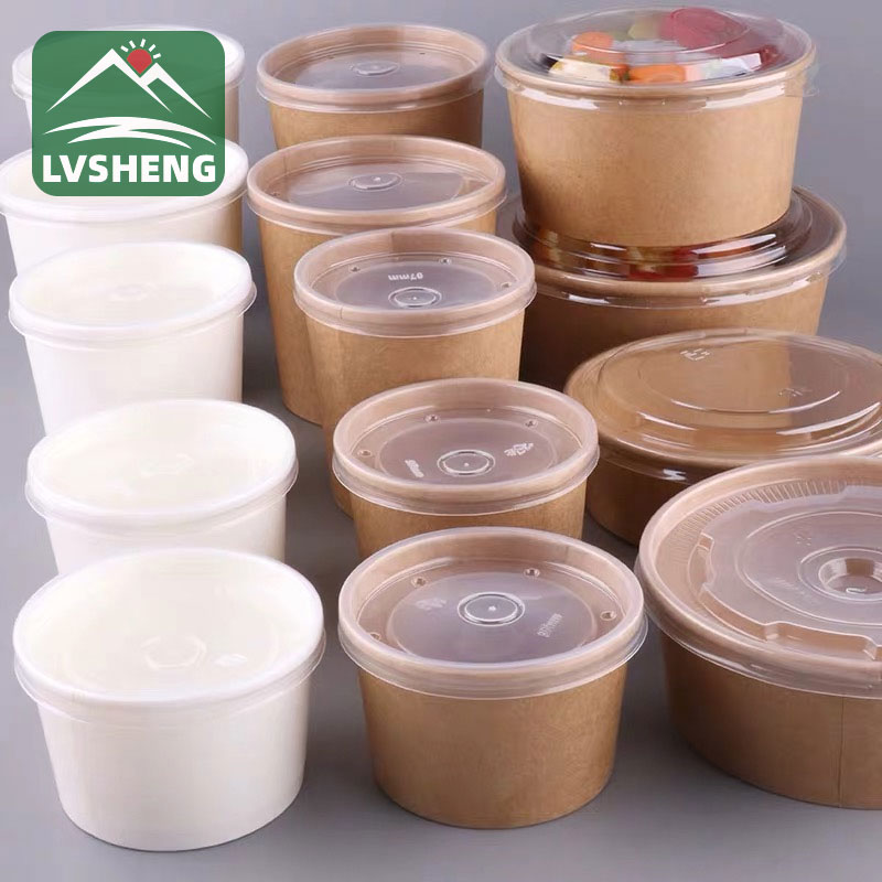 Ağ Kraft Kağız Şorbası qabı